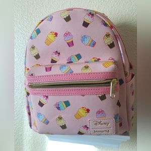 Disney Loungefly Princess Cupcakes Mini Backpack NWT